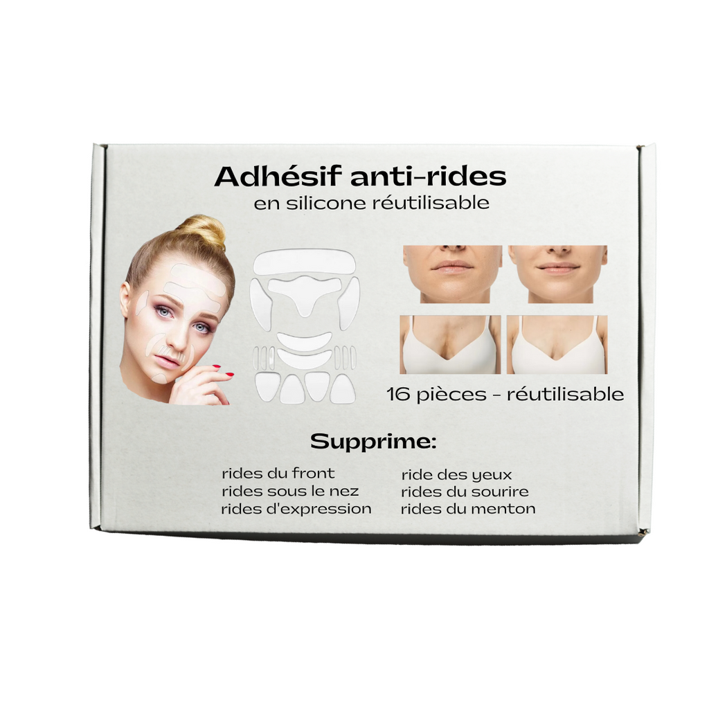 Adhésif facial en silicone réutilisable