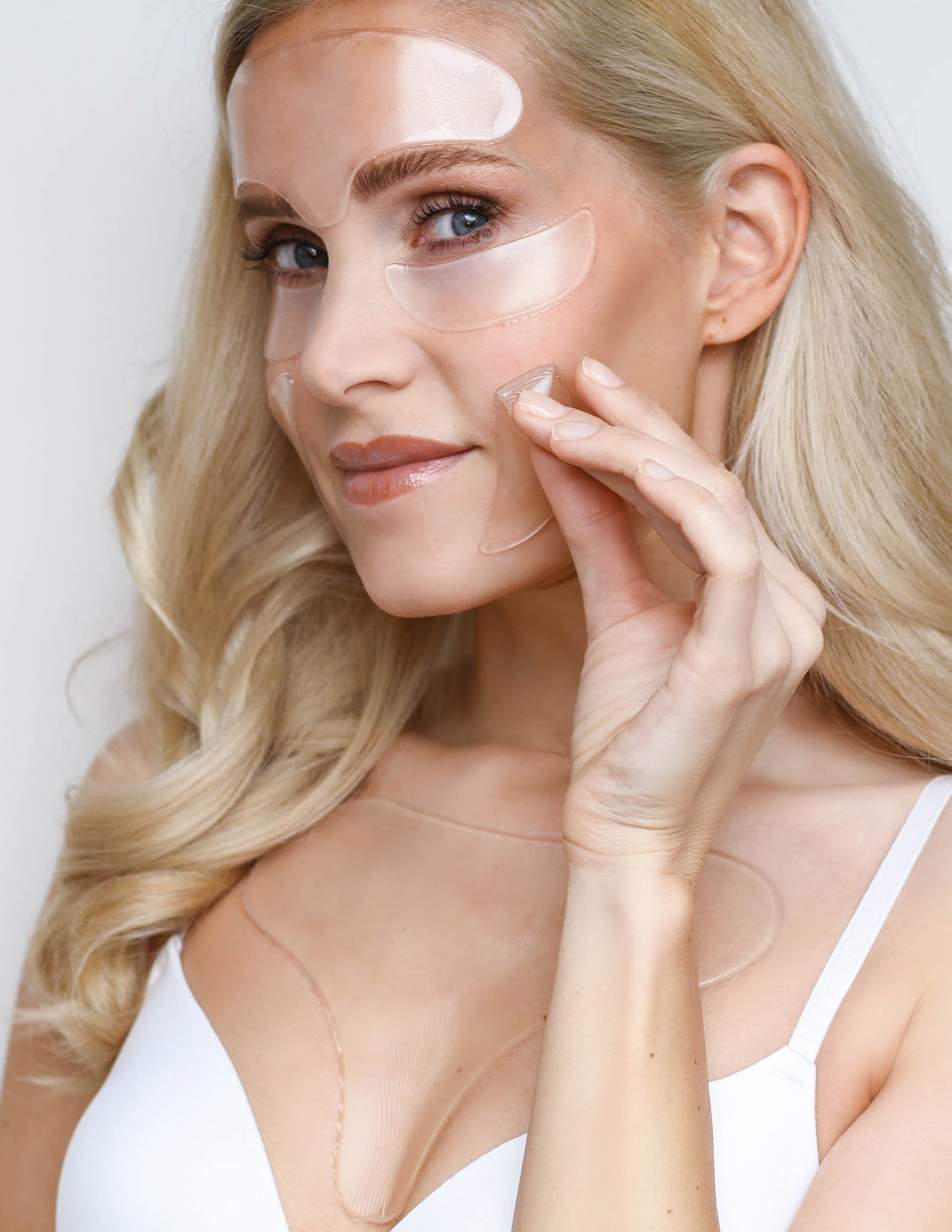 Adhésif facial en silicone réutilisable